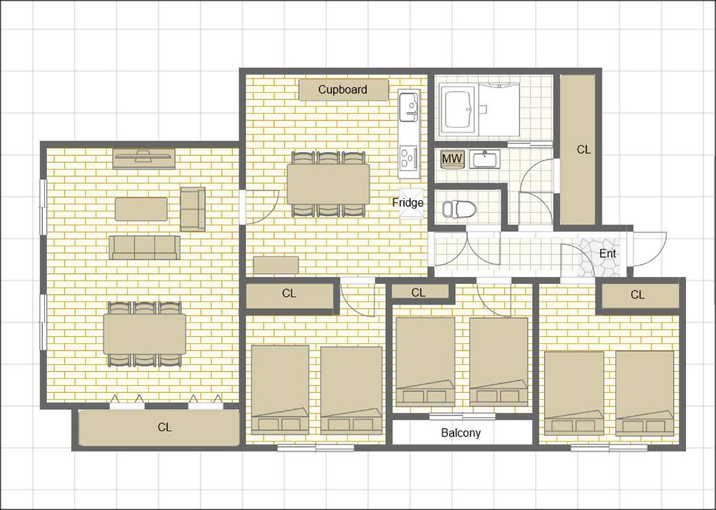 M-haneda Lex 137sqm 3bdr Max24 Ppl 1min From Sta Freeparking Prefektura Tokio